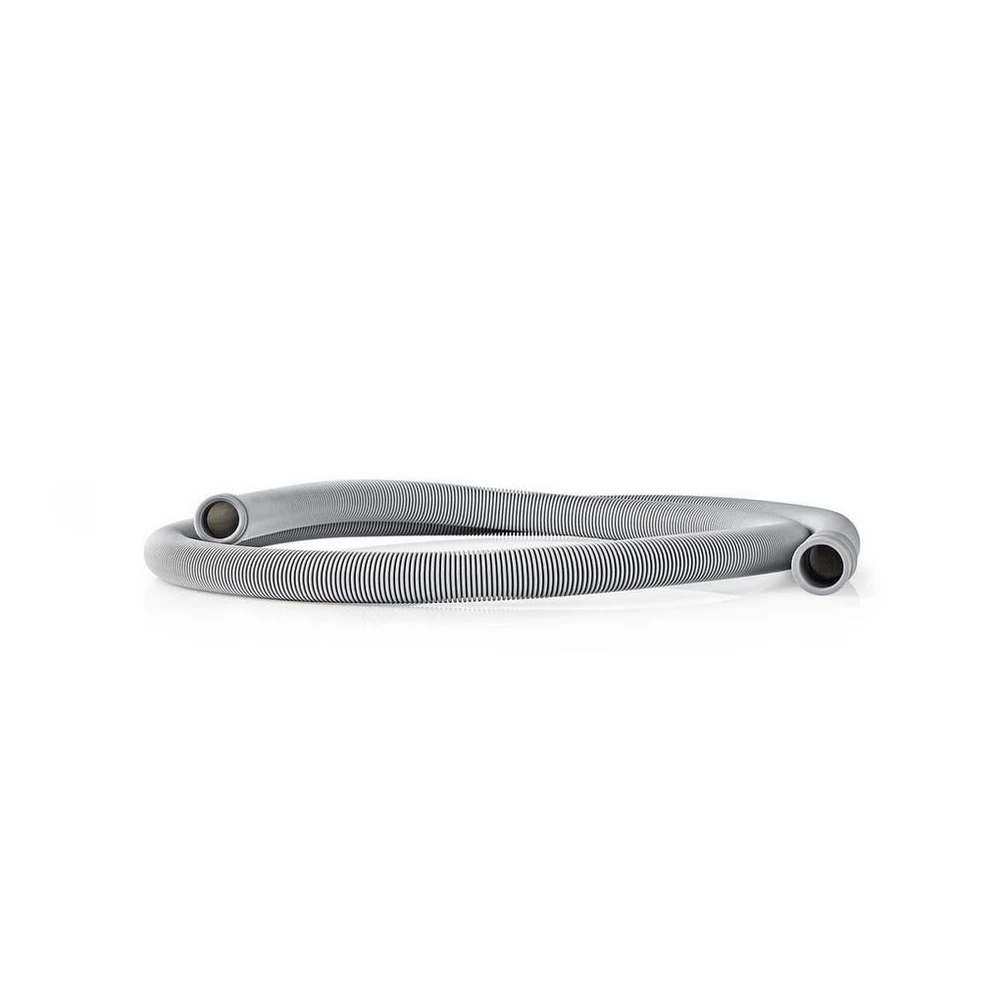 Ablaufschlauch Set, 21mm/19mm, 1,5 Bar, 90°C, 2,50m, Grau