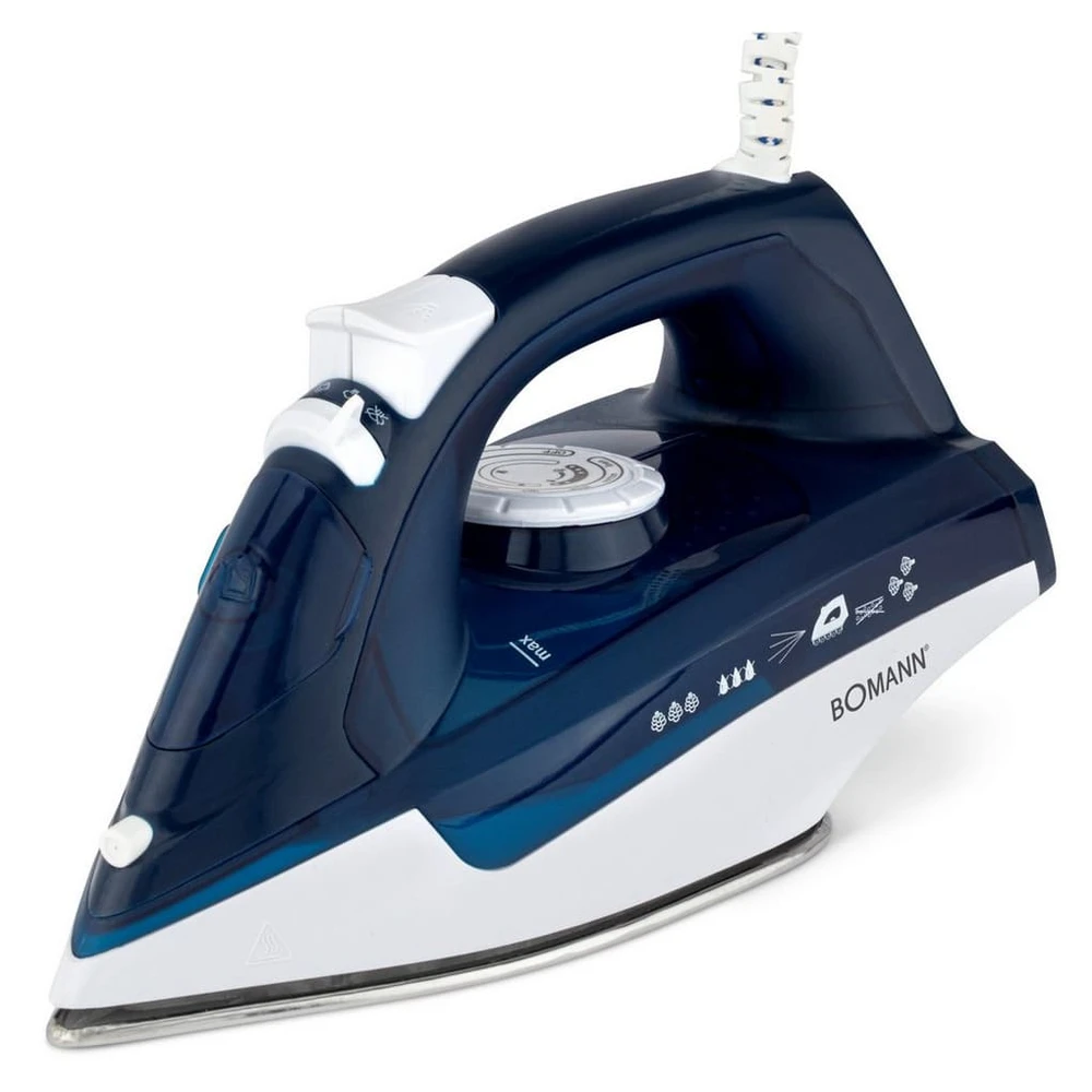 BOMANN Dampfbügeleisen DB 6004 CB, 2200W, Edelstahlspezialsohle