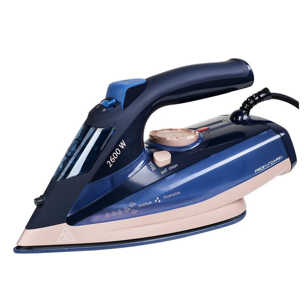 ProfiCare Dampfbügeleisen PC-DB 3126, 2600W, Keramiksohle, 300ml Wassertank