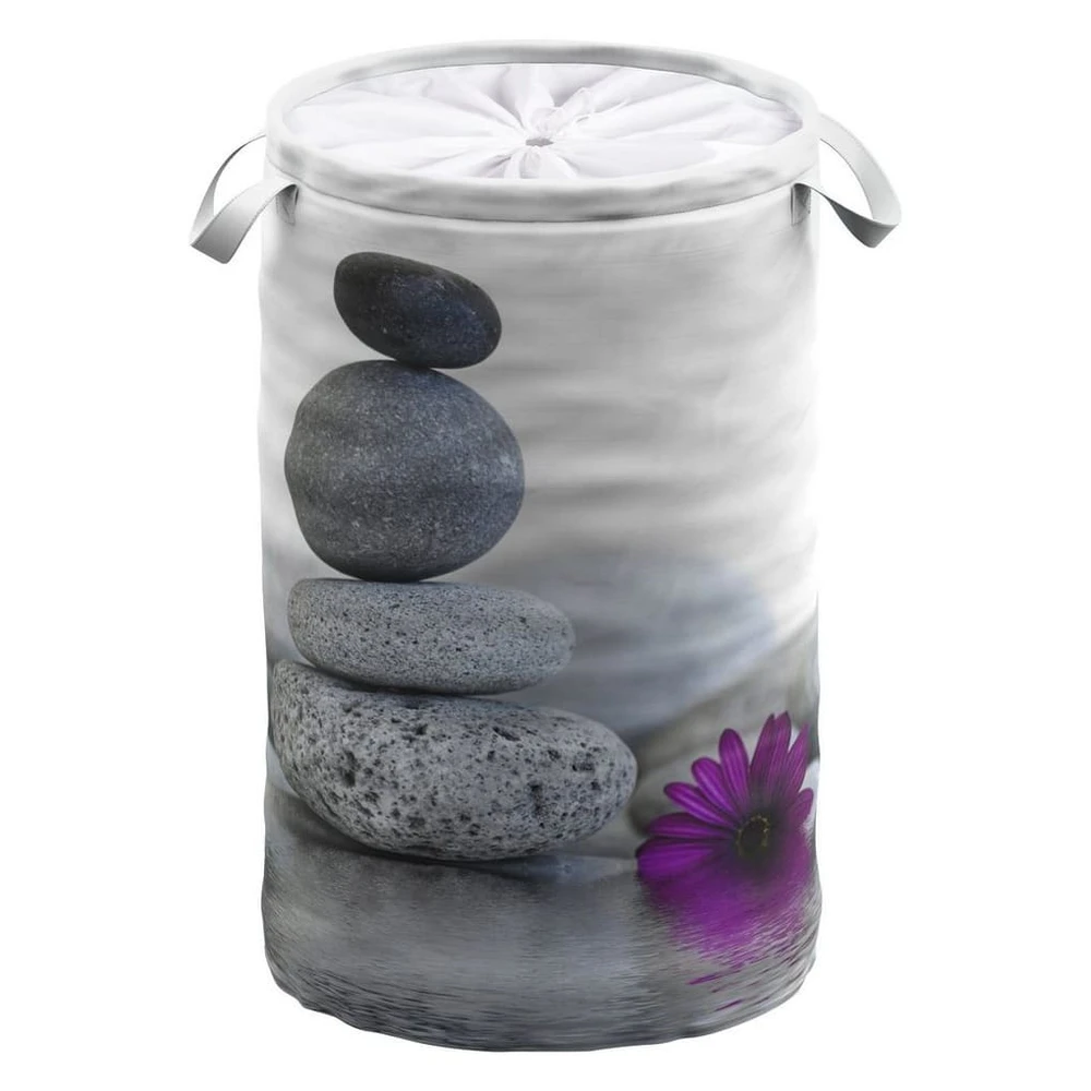 Sanilo Wäschekorb Energy Stones, 60L, 55cm Höhe, Polyester
